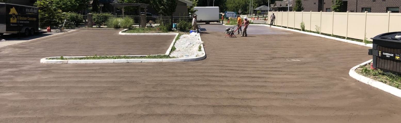 Concrete Parking Lots & Pads